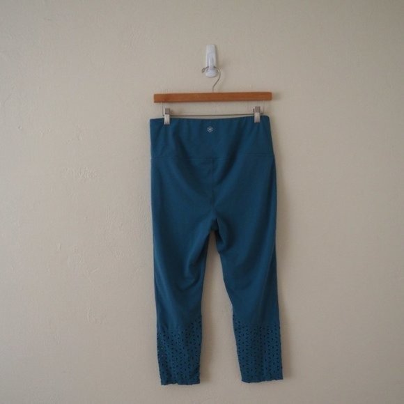 Gaiam Om Cora Teal High Waisted Laser Cut - Picture 6 of 7